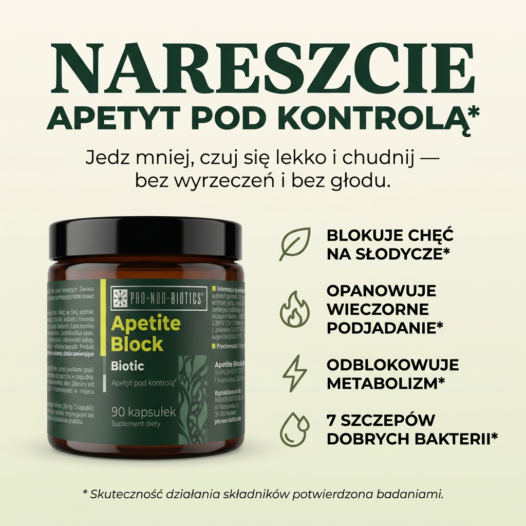 Kobieta z Apetite Block Biotic